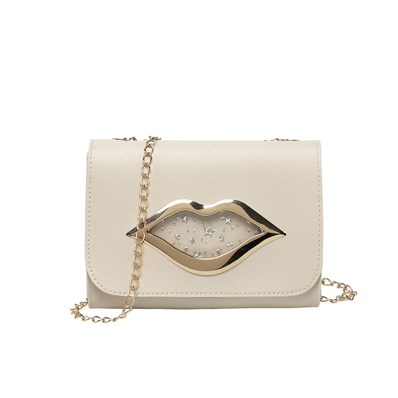 Fashion Women's Bags Women Fashion Soulder Lock Leather Handbags Kiss Hand Bag