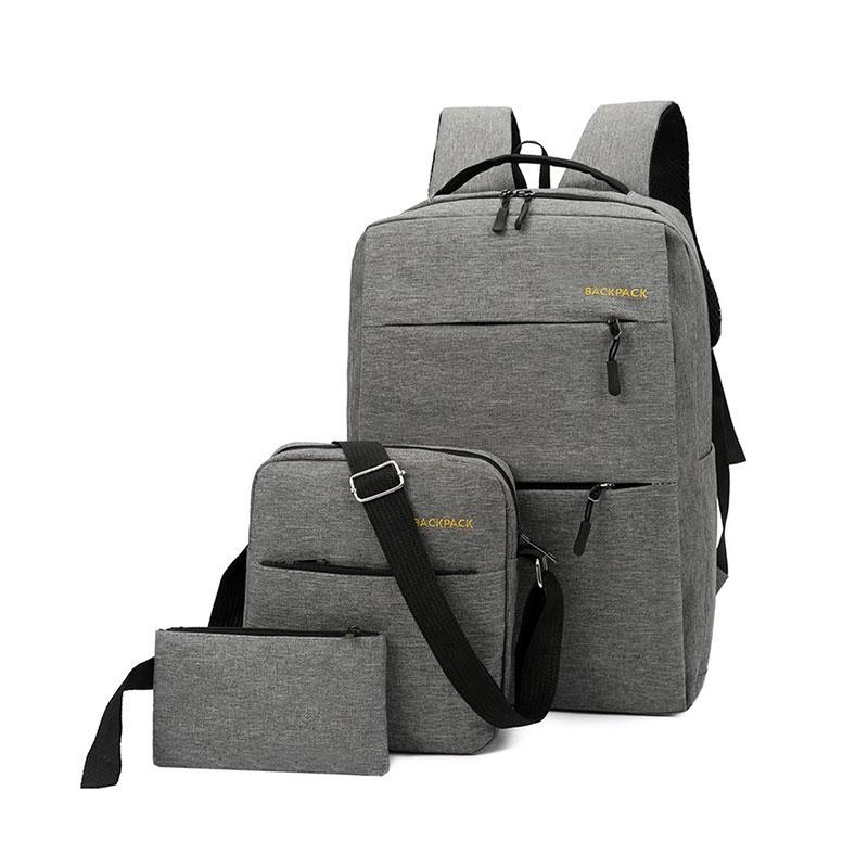 Large Capacity External USB Charging Interface Backpack, Waterproof Oxford Cloth Backpack