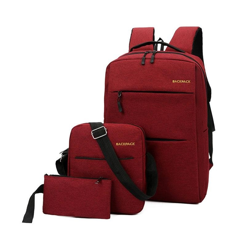 Large Capacity External USB Charging Interface Backpack, Waterproof Oxford Cloth Backpack