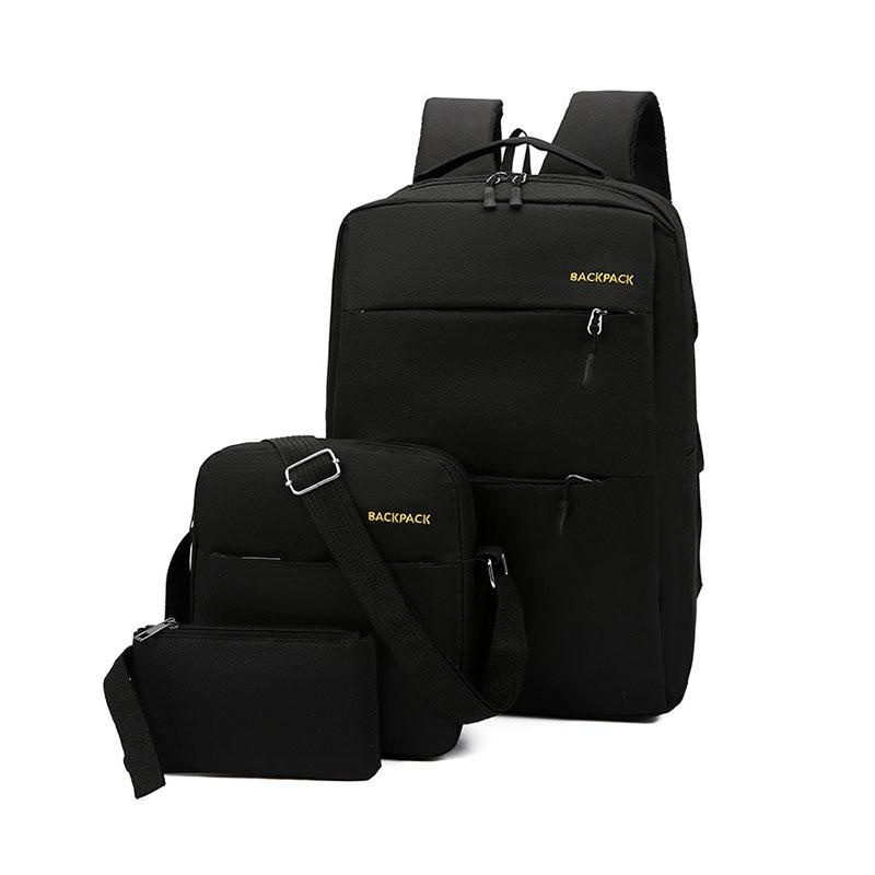 Large Capacity External USB Charging Interface Backpack, Waterproof Oxford Cloth Backpack