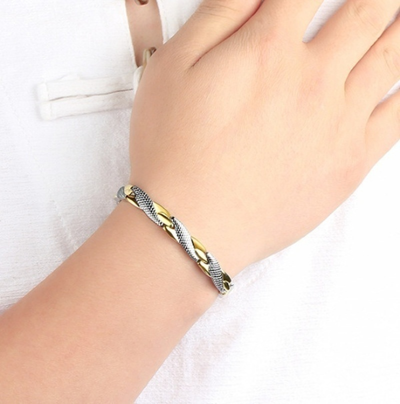 Twisted Healthy Magnetic Bracelet for Women Power Therapy Magnets Bracelets Bangles for Women Men