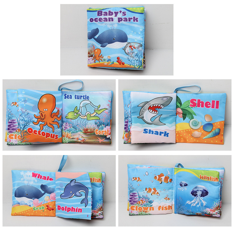 Hot New Infant Kids Early Development Cognitive Cloth Books Learning Intelligence Toys