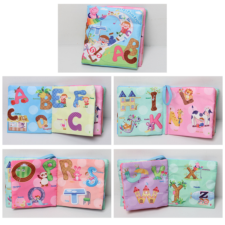 Hot New Infant Kids Early Development Cognitive Cloth Books Learning Intelligence Toys
