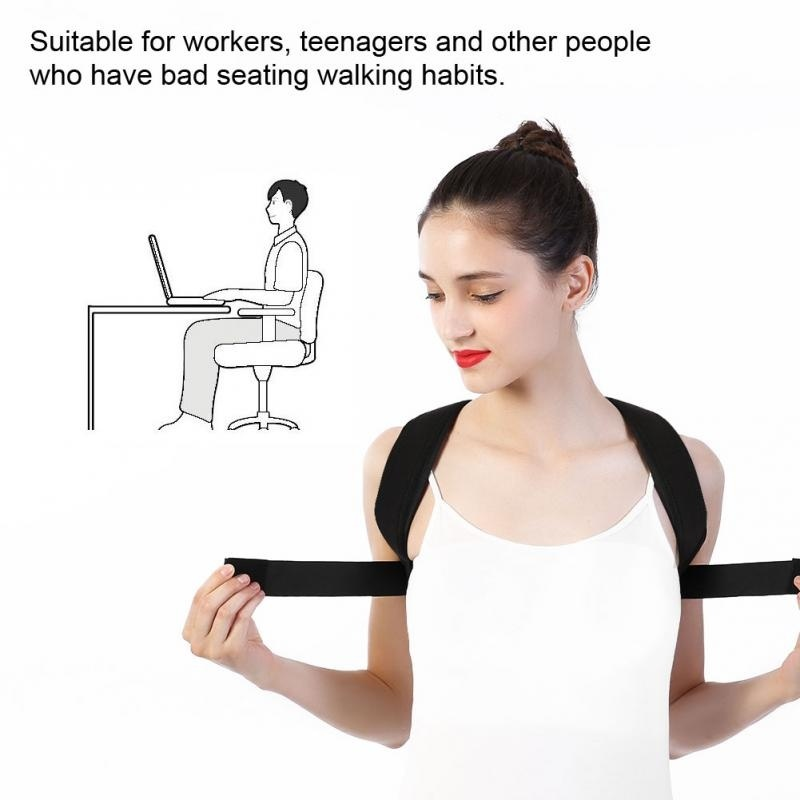 Back Shoulder Posture Correction Humpback Pain Relief Corrector Brace Support For Man Women Teenager