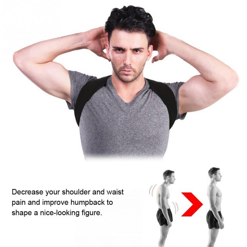 Back Shoulder Posture Correction Humpback Pain Relief Corrector Brace Support For Man Women Teenager