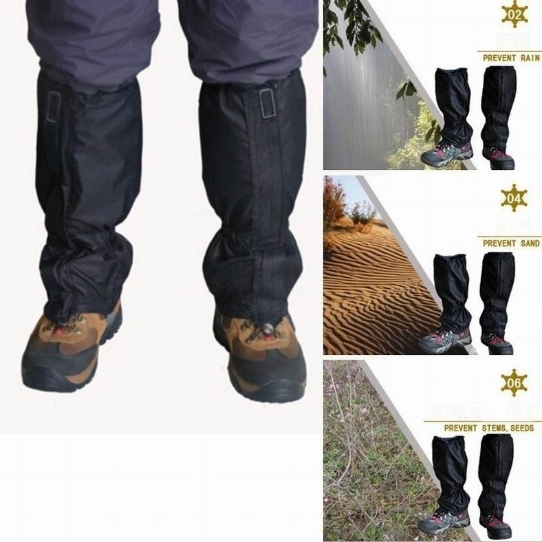 Waterproof Gaiters Outdoor Hiking Walking Climbing Hunting Windstopper Snow Legging Gaiters