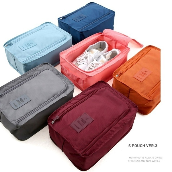 Traveling 1pc Pouch Storage Easy Zipper Bag Waterproof Laundry Shoes Organizer Set