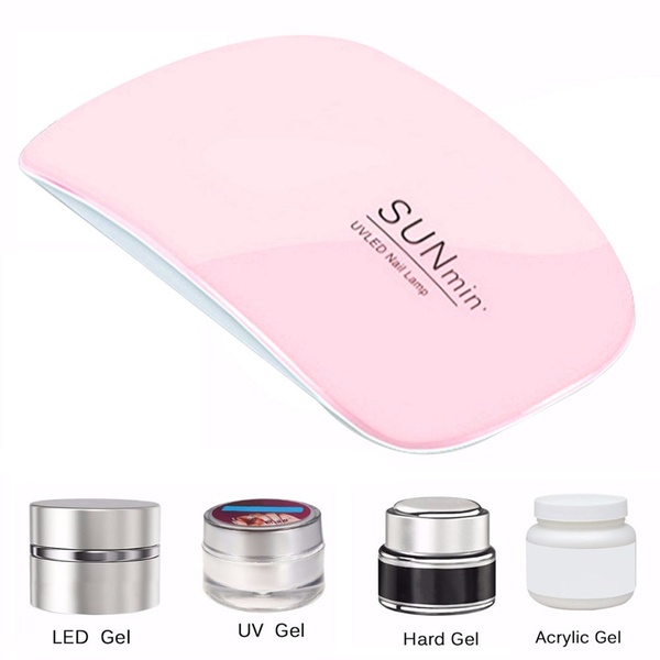 SUNMINI Polish Heat LED Nail Gel Machine All Curing Glue Dryers Low Induction 36W Tool Lamp