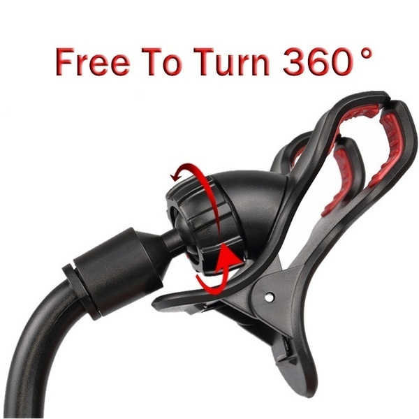 Universal Car Mobile Phone Holder Stand Rotating 360 Degree Long Arm Windshield Mount for GPS