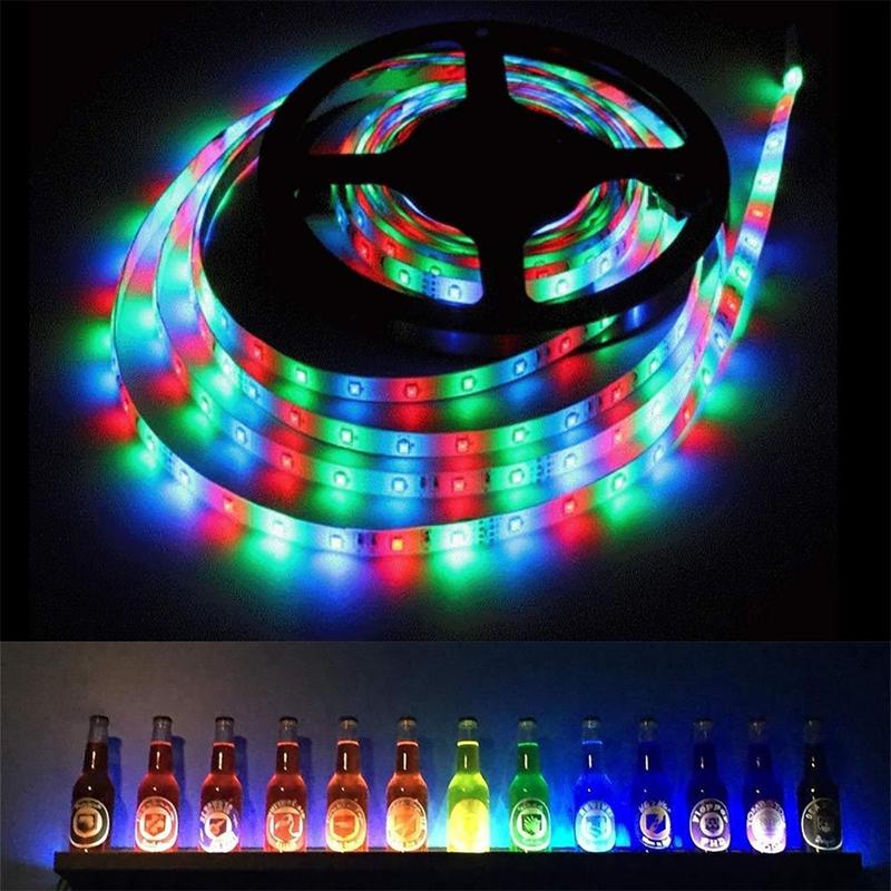 5M 3528 SMD RGB 600 LED Strip light string tape+44 Key IR remote control