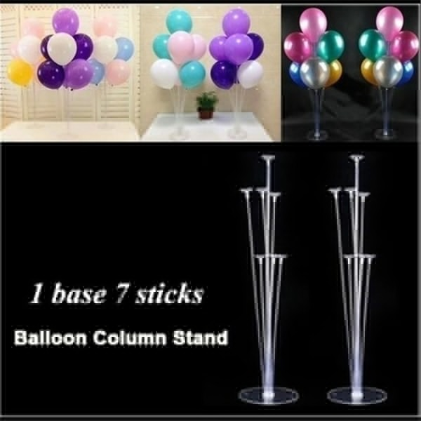 Balloon Stand Clear Plastic Balloon Stick Birthday Party Decoration Kids Wedding Balloons Decoration