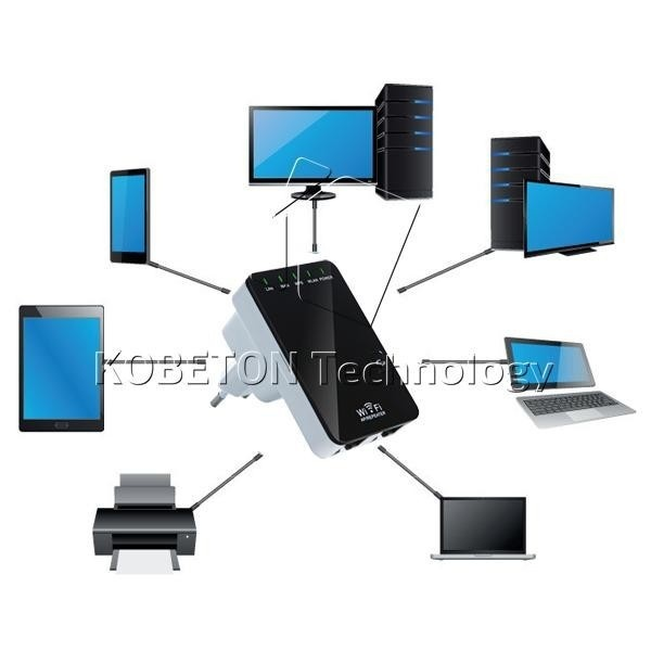 Wireless-N Network Router AP WIFI Repeater Amplifier LAN Client IEEE 802.11b/g/n 300Mbps Booster