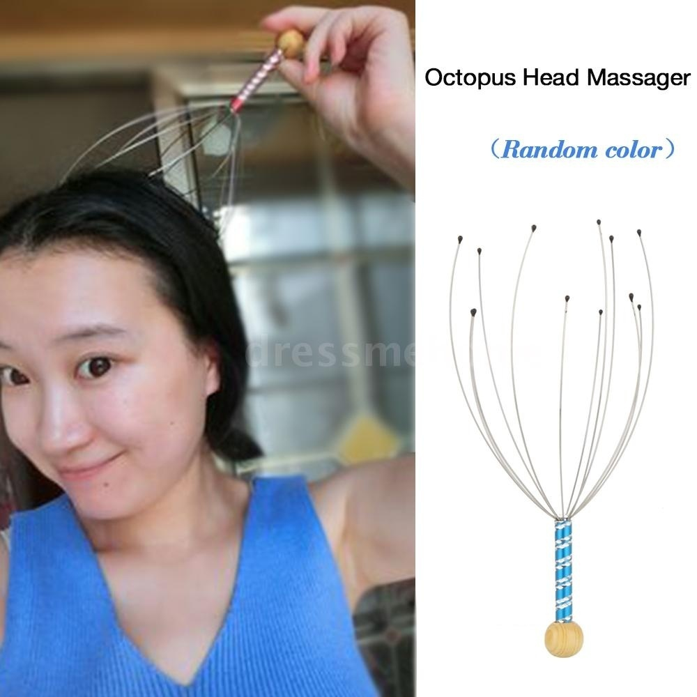 2Pcs Octopus Massager for Head Waist Neck Head Massager Massage Equipment Stress Release