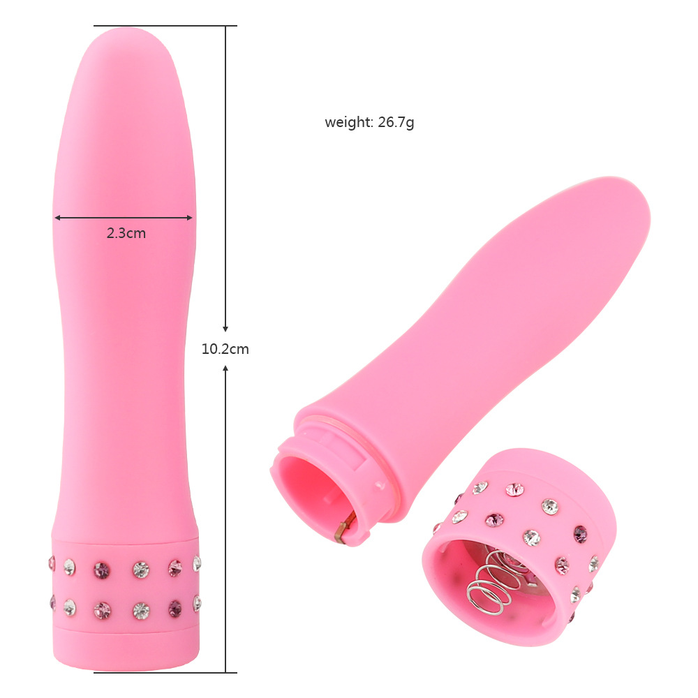 Elegant Fashion Diamond Vibrator Portable Female massager Rods