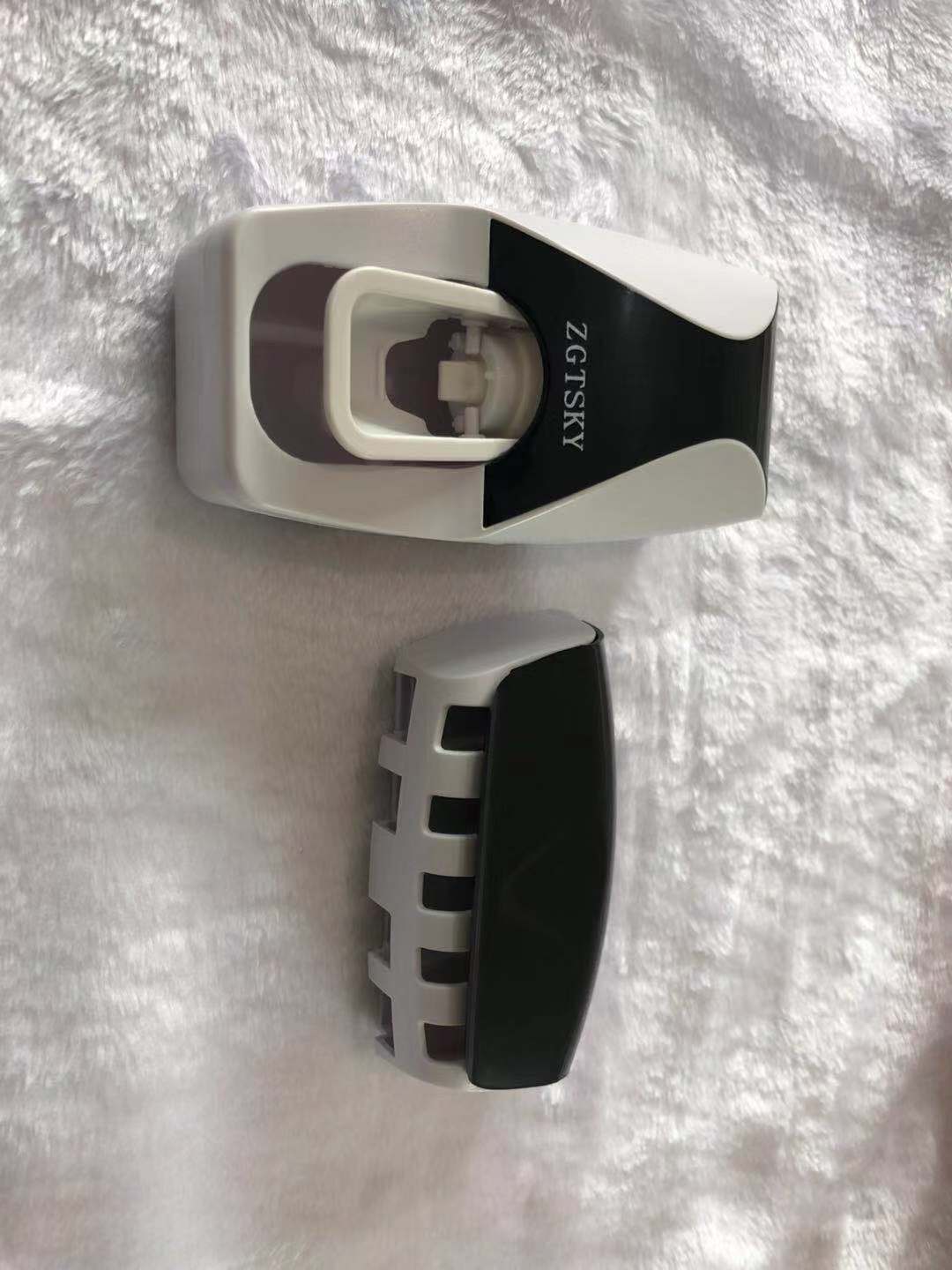 Automatic Toothpaste Dispenser and Tooth Brush Holder Set