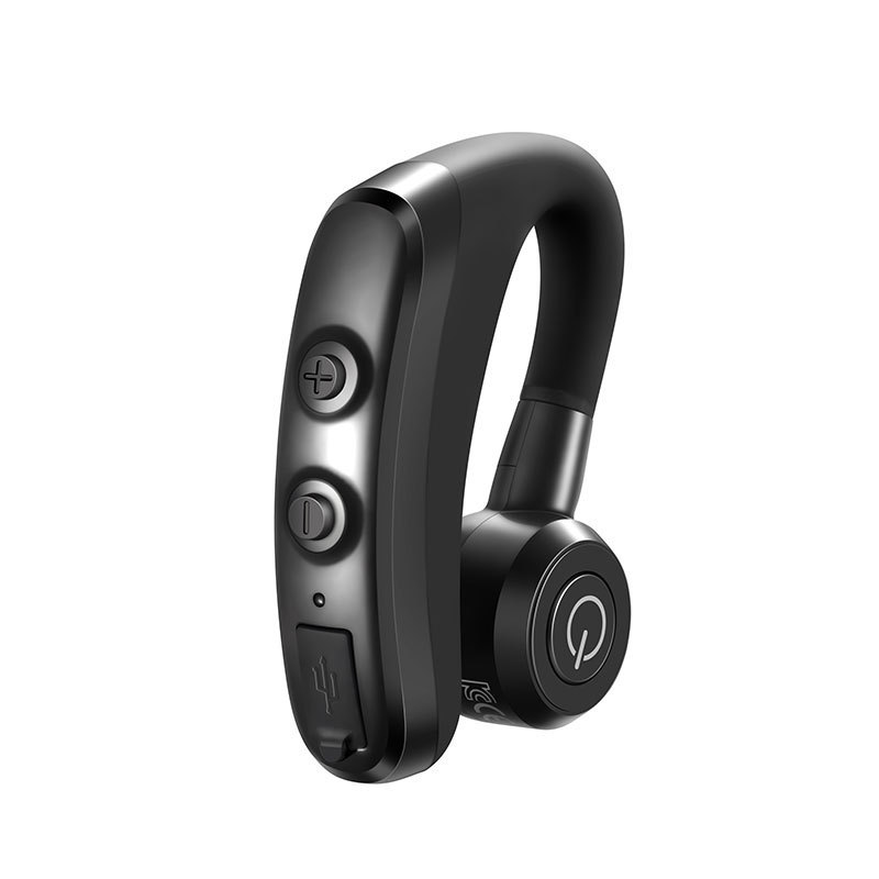 Wireless Bluetooth Earphone with Mic Voice Control Stereo Handsfree Business Headset for Smart Phone