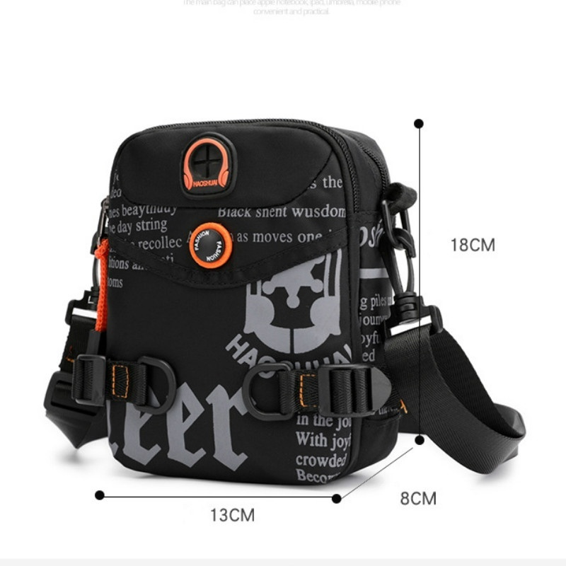 Multifunction Men Shoulder Bag Tactical Gear Zipper Waterproof Waist Bag