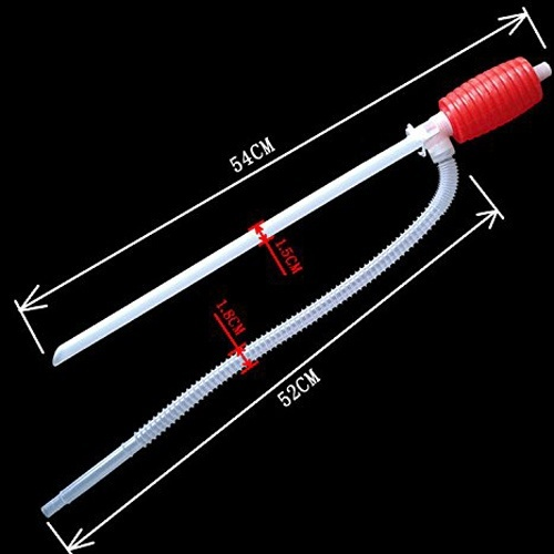 Poratble Hand Manual Gas Oil Water Liquid Transfer Pump Siphon Hose for Car
