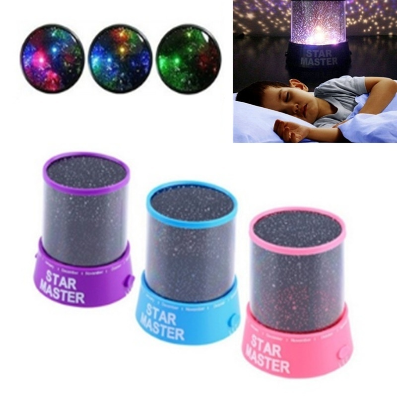 Night Romatic Gift Cosmos Star Sky Master Projector Starry Night Light Lamp