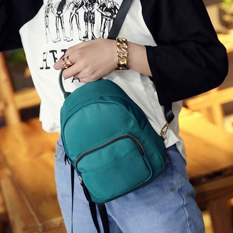 Women Backpack Casual Nylon Ladies Girls Mini Bag For School Bags Travel Shopping Dating Gifts