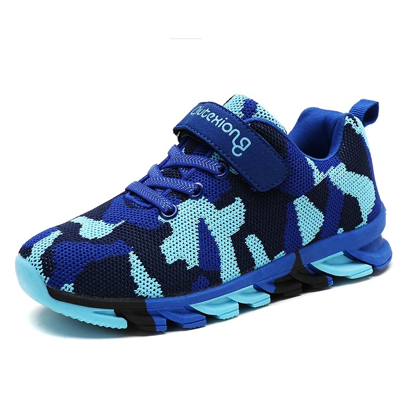 Kids Shoe Camouflage Breathable Children Sneakers Kniting Mesh Fashion Boys Girls Running Shoes