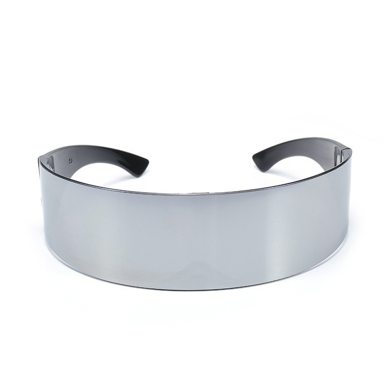 Futuristic Sunglasses Men Women Funny Sunglass Wrap Around Monob Costume Party Mask Novelty Glasses