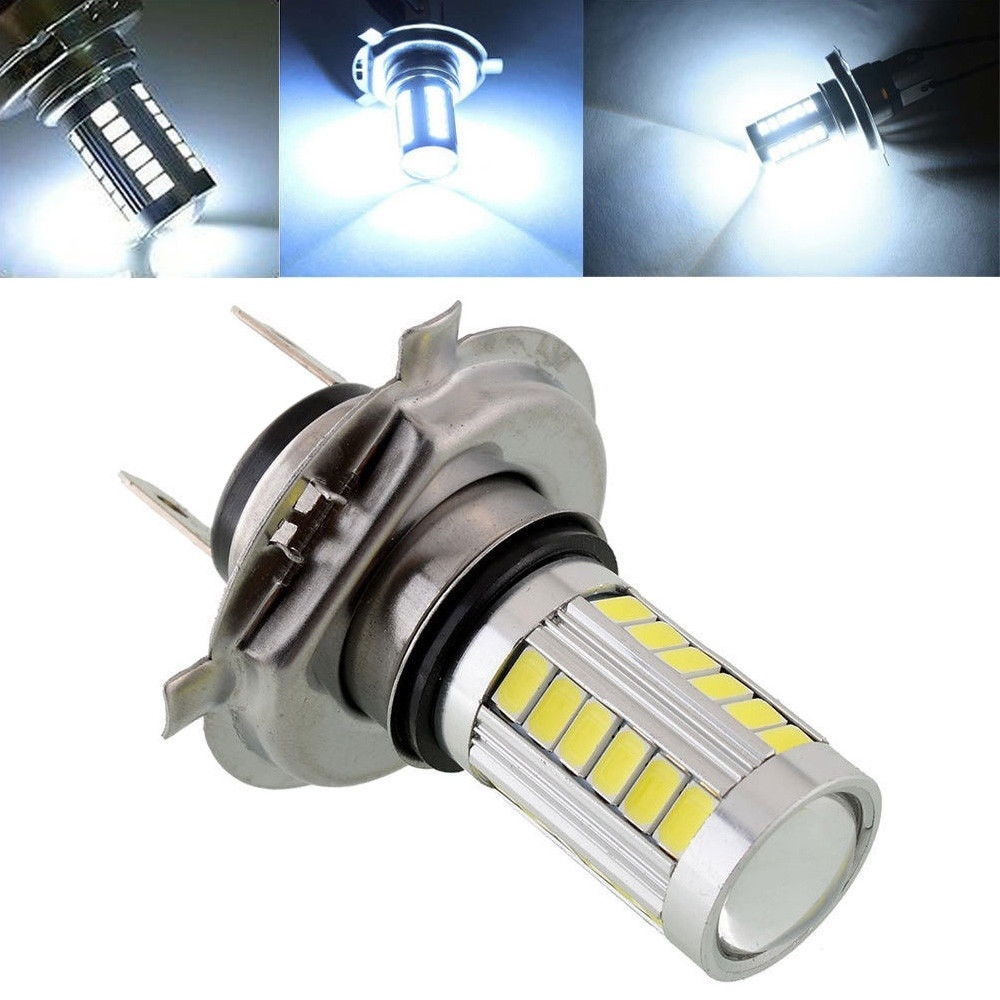 2pc H7 5630 33SMD LED 12V Car Fog Light Headlight Lamp Bulb White