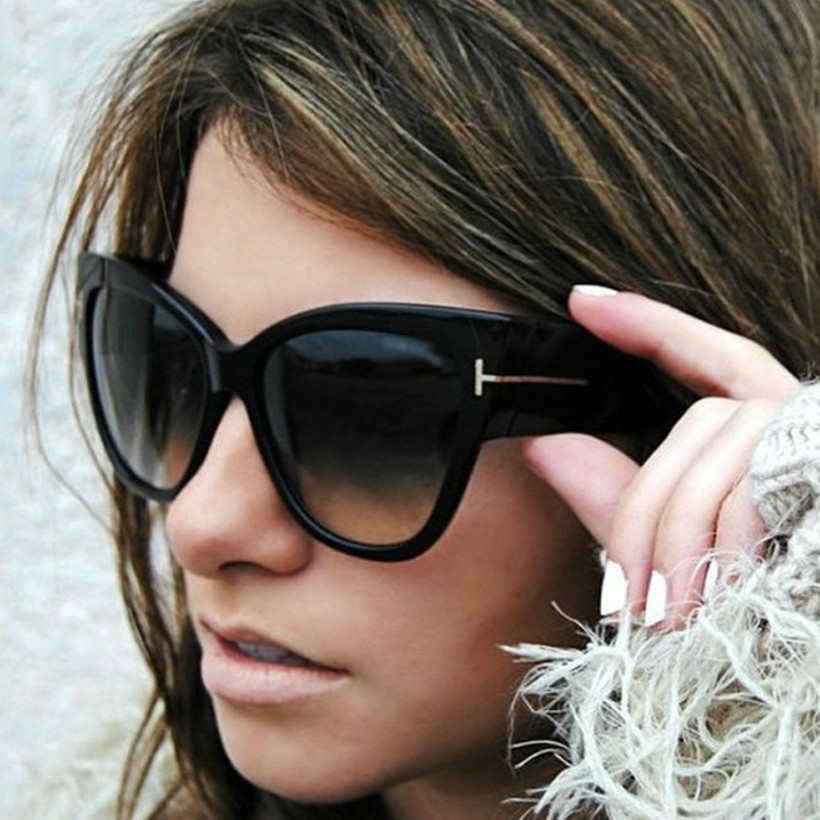 Luxury Brand Designer Women Sunglasses Oversize Acetate Cat eye Sun glasses Sexy Shades