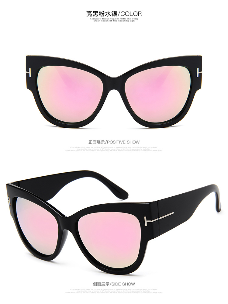 Luxury Brand Designer Women Sunglasses Oversize Acetate Cat eye Sun glasses Sexy Shades