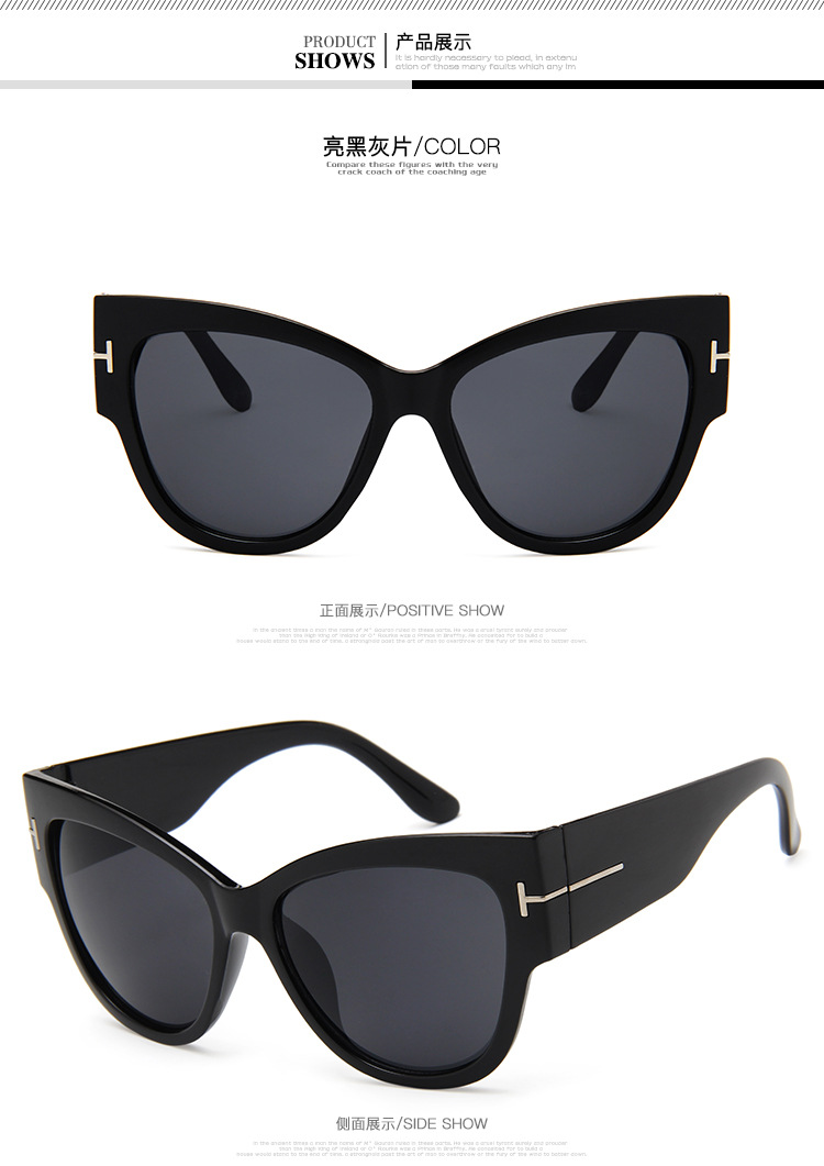 Luxury Brand Designer Women Sunglasses Oversize Acetate Cat eye Sun glasses Sexy Shades