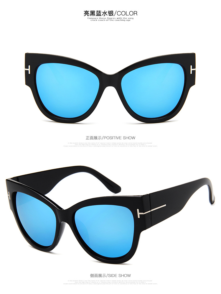 Luxury Brand Designer Women Sunglasses Oversize Acetate Cat eye Sun glasses Sexy Shades