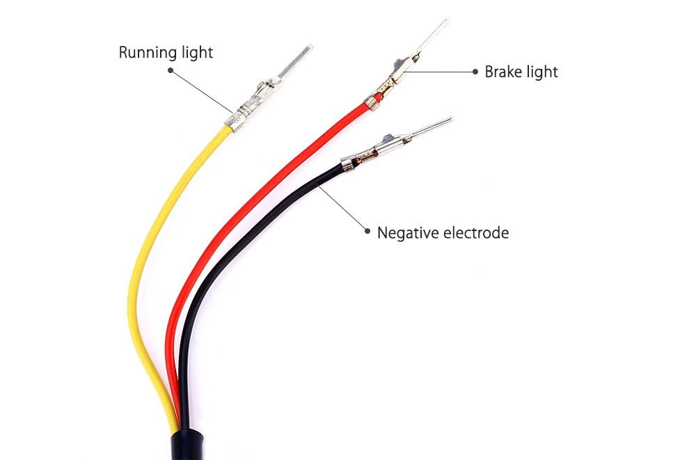 Motorcycle Motorbike Tail Light Rear Fender LED Break Stop Lamp