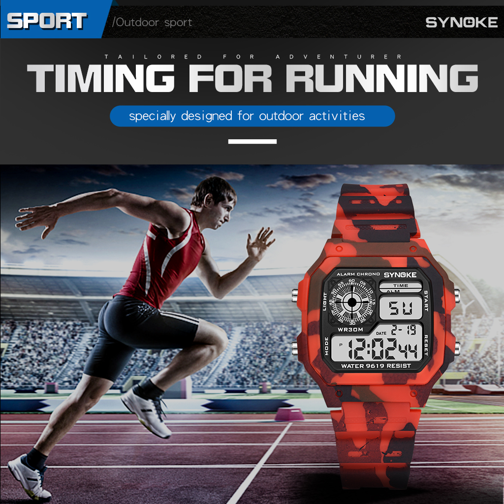 Children Waterproof Watch Kids Boys Watch Student Clock Shock Military LED Digital  Sports Watches