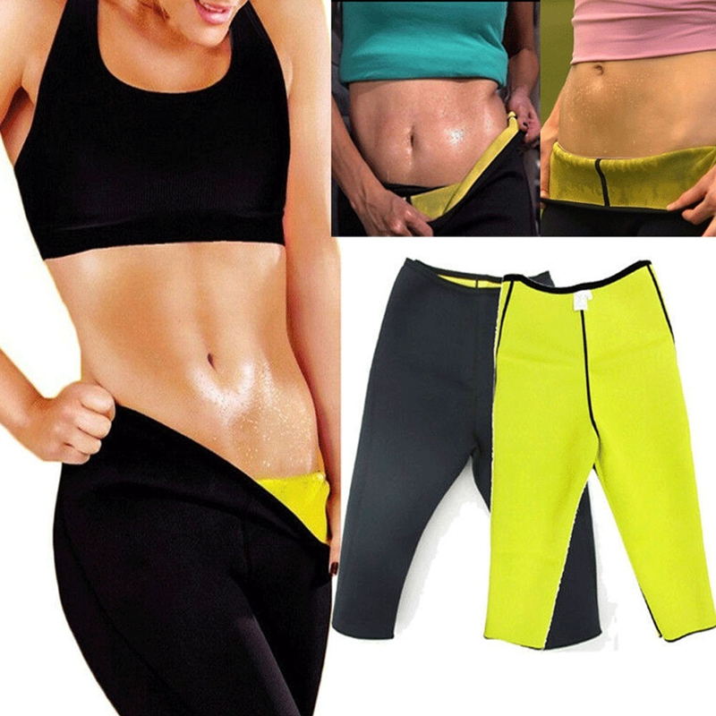 Women´s Super Stretch Neoprene Fitness Slimming Pants Panties Body Shaper Weight Loss Sweat Shorts