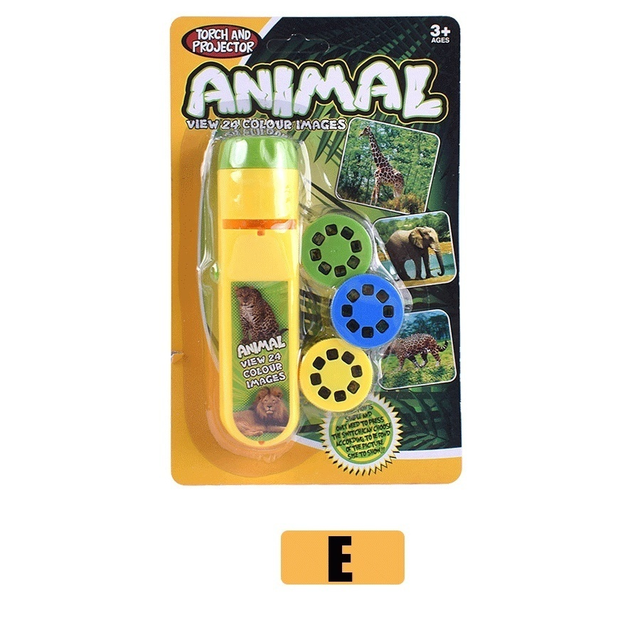 Parent Child Interaction Puzzle Ball Shining Early Education Bright Toy Animal Dinosaur Projector