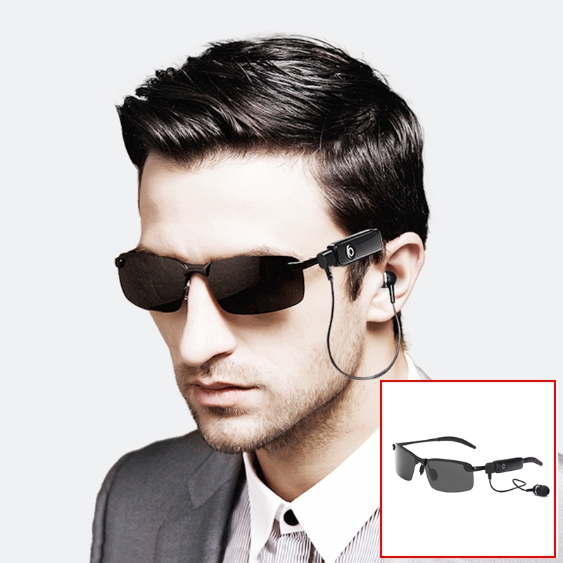 Smart Bluetooth Headset Sunglasses Men Polarized Driving Sports Glasses Music Calling Glasses