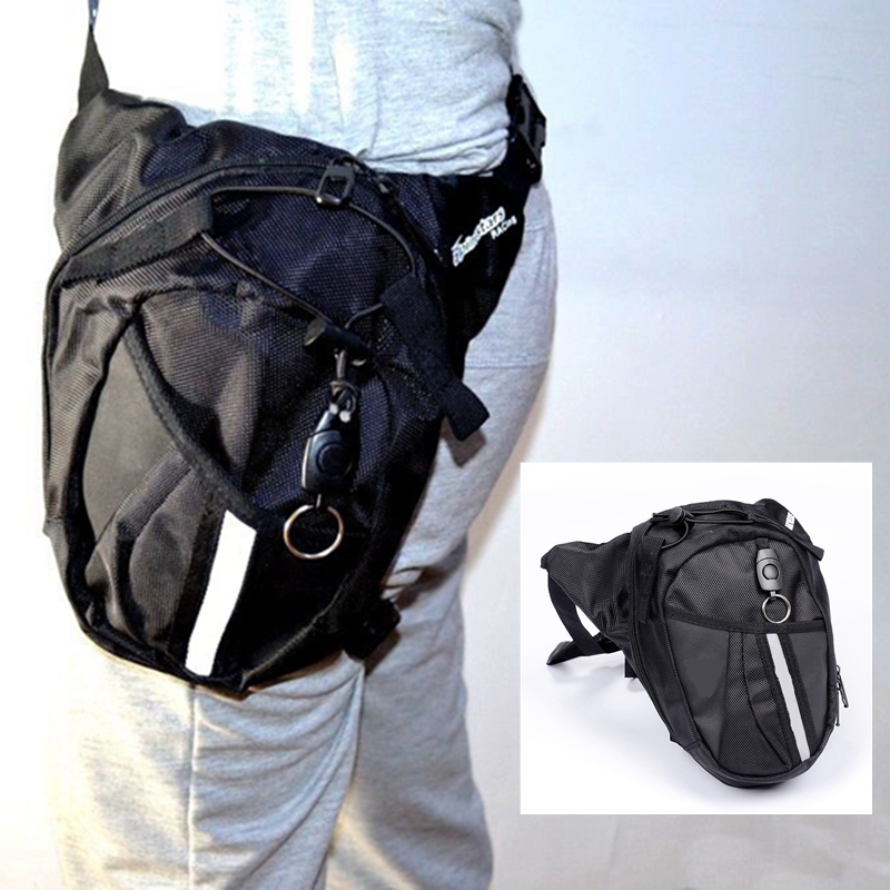 Nylon Waist Packs Leg Bag Waterproof Waistpack Motorcycle Belt Pouch Packs for Men Cycling Belt Bag
