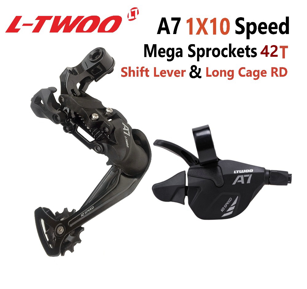 LTWOO A7 Shifter 10 Speed Groupset A7 Rear Derailleur Right Shifter Derailleur RD MTB 10 Speed