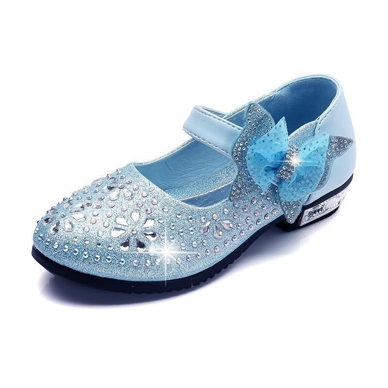 Children's Shoes Girls Princess Party Kids Leather Shoes Princess Shoes Girls Kids Dress Diamond