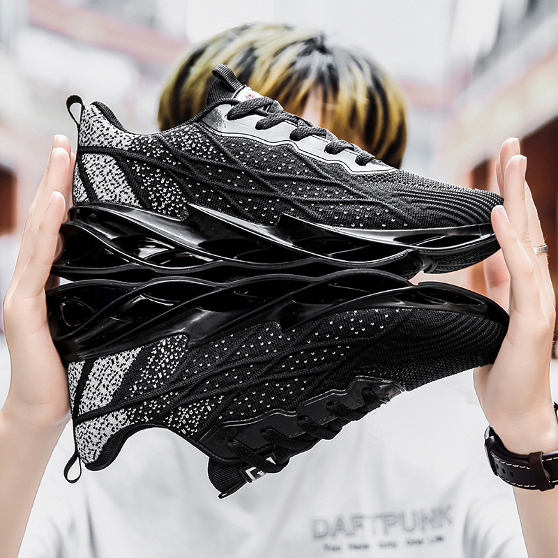 Men&apos;s Sports Shoes Leisure Breathable Outdoor Running Mesh Shoes Students Fashion Sneakers