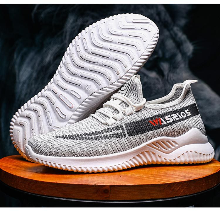 Mens Running Shoes Breathable Lightweight Shockproof Casual Walking Shoes Fashion Sports Sneakers