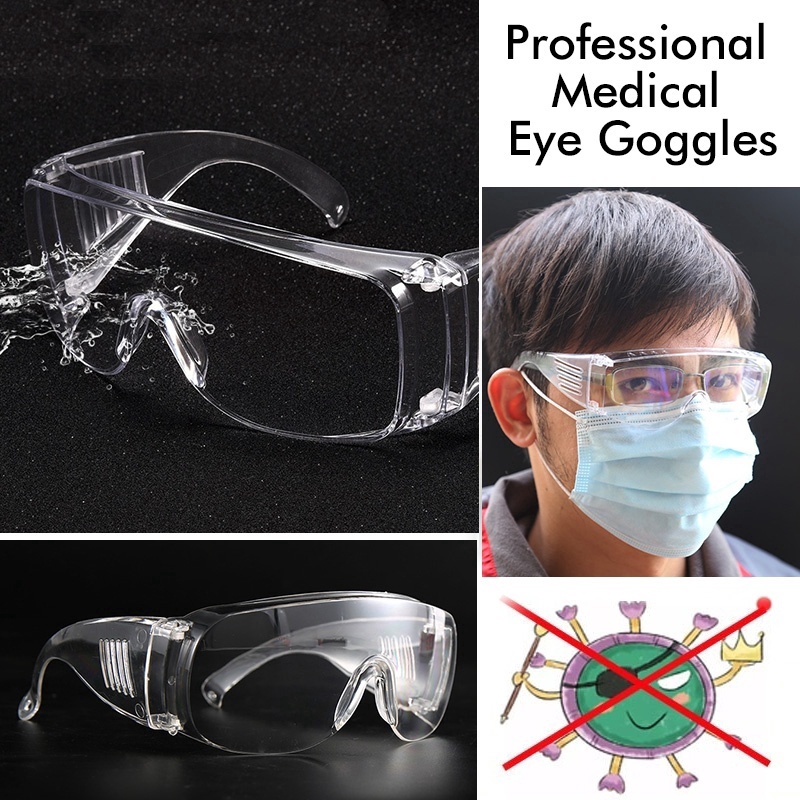 Professional Medical Eye Goggles Provent Virus Eye Shield Glasses Eyeglasses