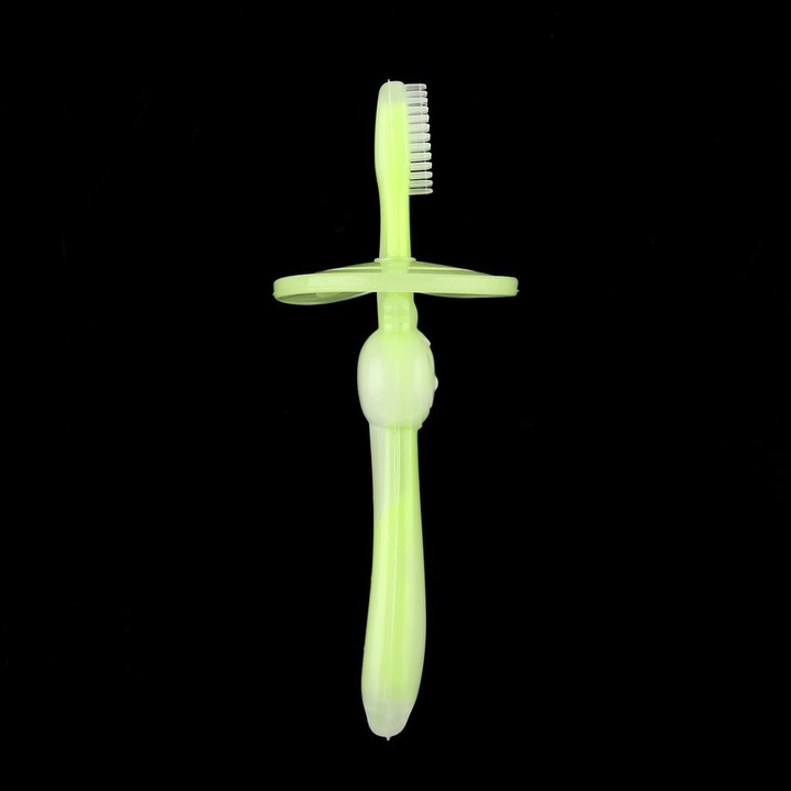 Soft Silicone Infant Baby Safe Bendable Teether Training Teeth Toothbrush