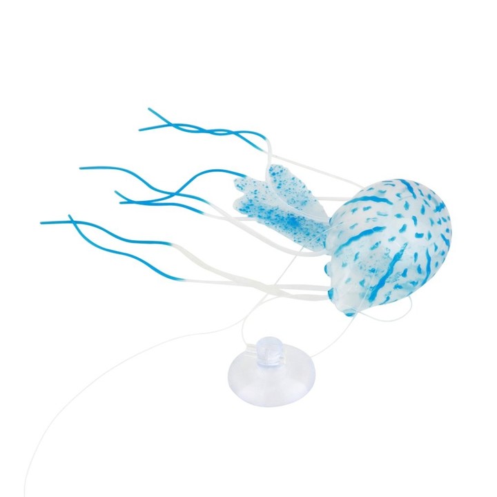 Glowing Effect Artificial Jellyfish Ornament Fish Tank Aquarium Decoration