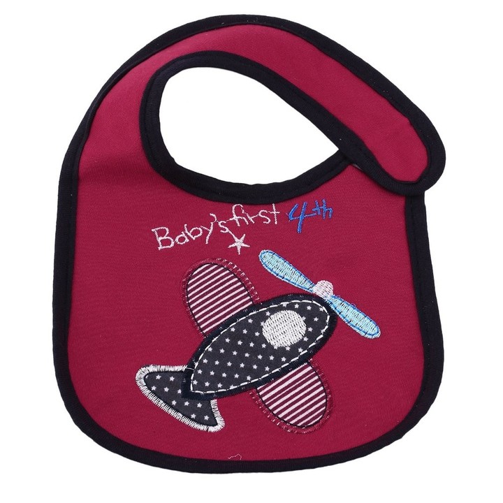 Cartoon Toddler Lunch Bibs Burp Cloths Baby Girl Boy Towel Saliva Waterproof