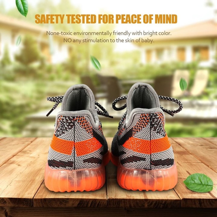 Children Girls Mesh Sports Shoes Breathable Lace-up Shoes with Anti-slip Sole