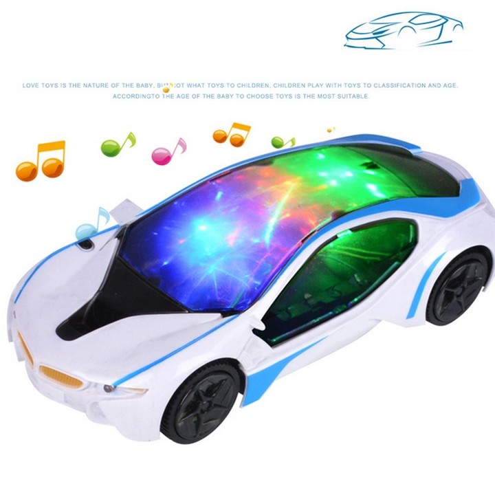 Universal LED Light Music Electric Flashing Cars Children Kids Car Toys Gift