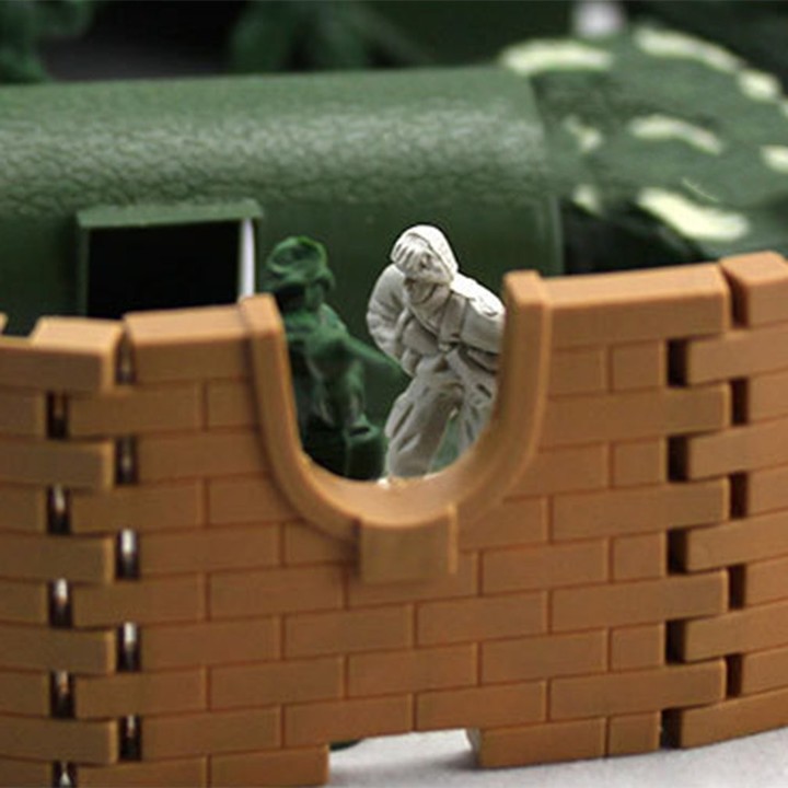 90PCS Plastic Model Playset Toy Soldiers Action Figures Army Men Accessories