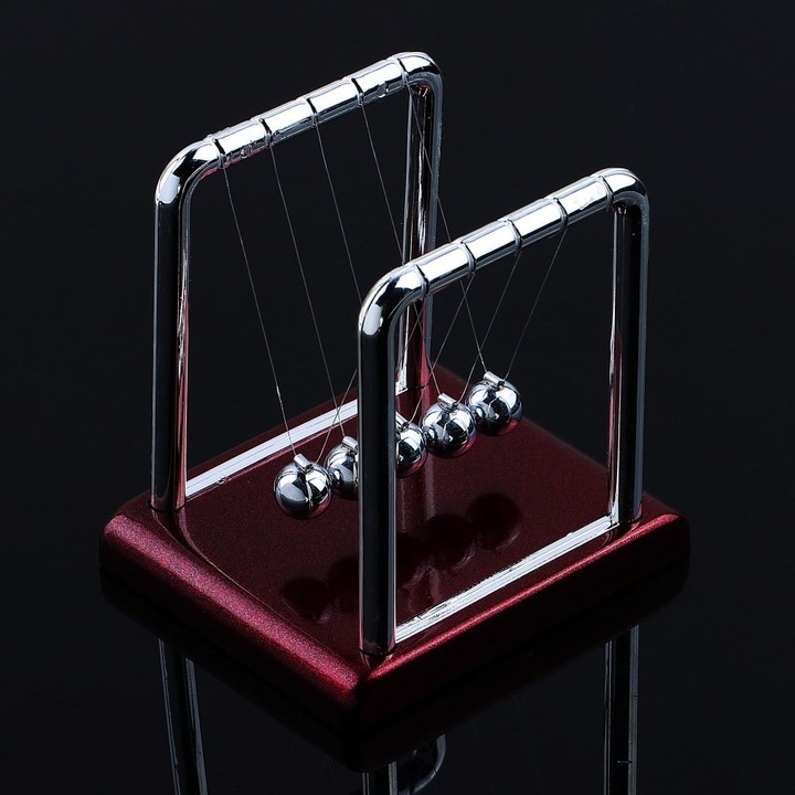 Newton&apos;s Cradle Steel Balance Balls Desk Physics Science Pendulum Desk Toy