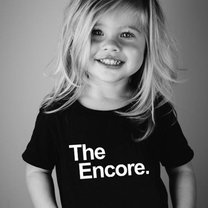 Summer Baby Unisex Casual Short Sleeves Letters Printing Round Collar T-shirt